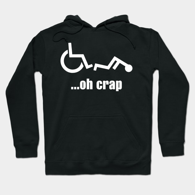 Funny Amputee oh Crap Hoodie by unaffectedmoor